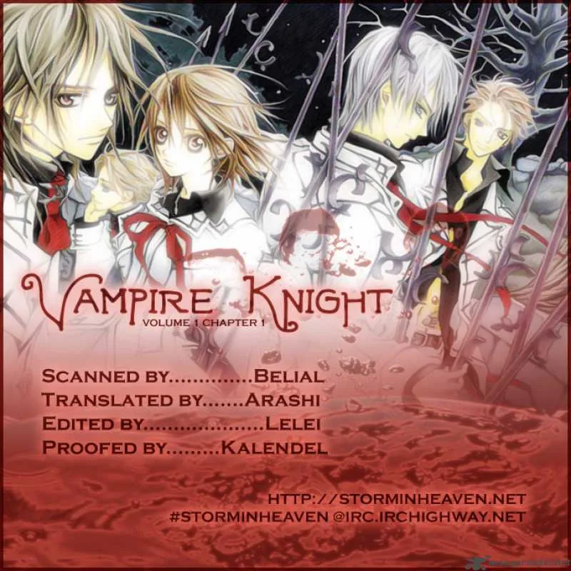 Vampire Knight Chapter 1 page 1