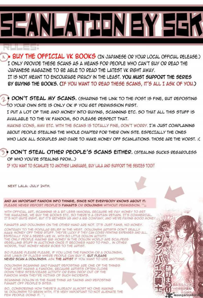 Vampire Knight Chapter 51 page 33