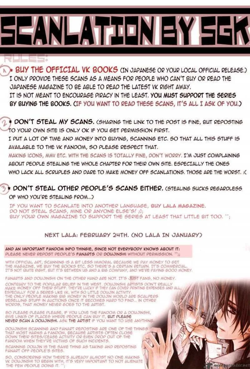 Vampire Knight Chapter 57 page 35