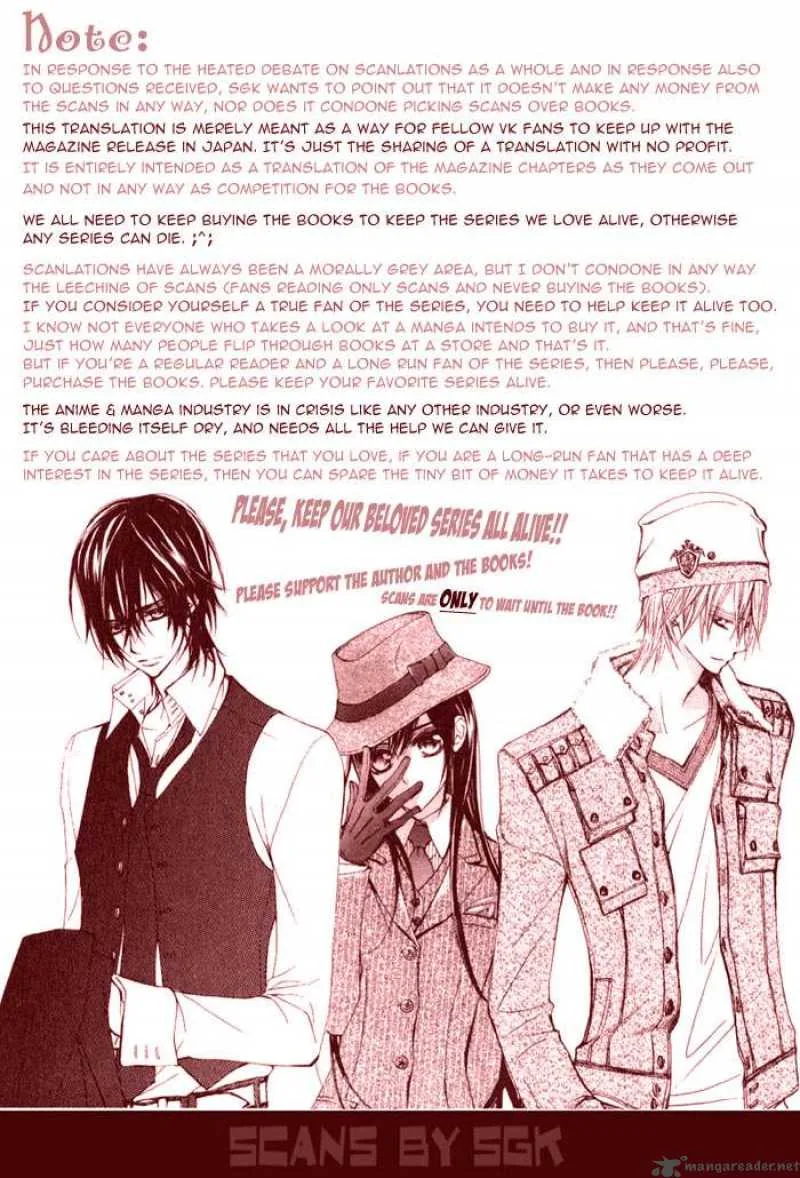 Vampire Knight Chapter 63 page 35