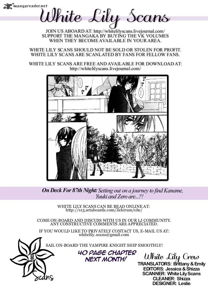 Vampire Knight Chapter 86 page 33