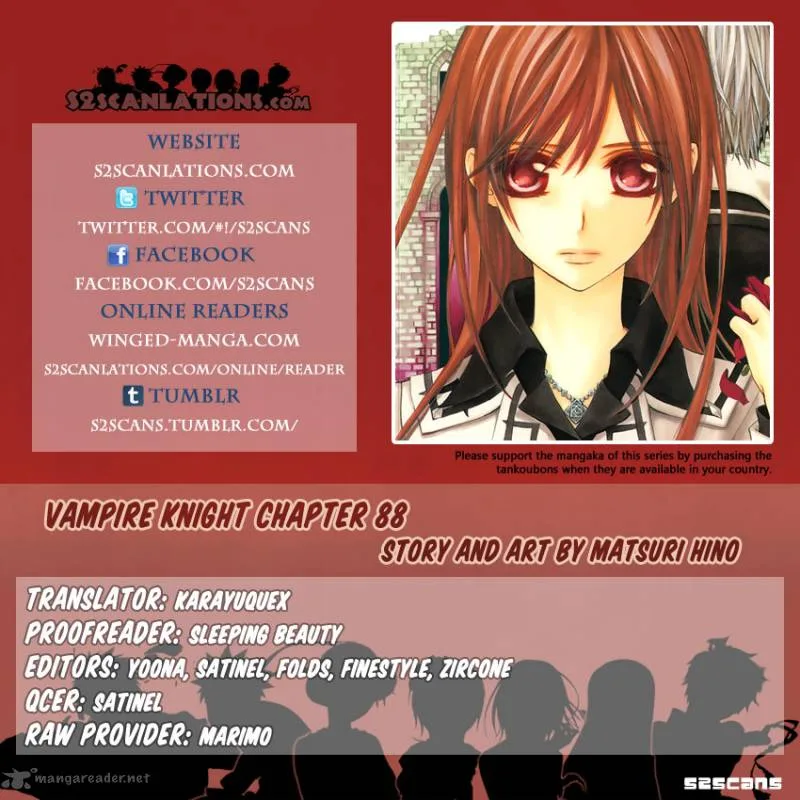 Vampire Knight Chapter 88 page 1