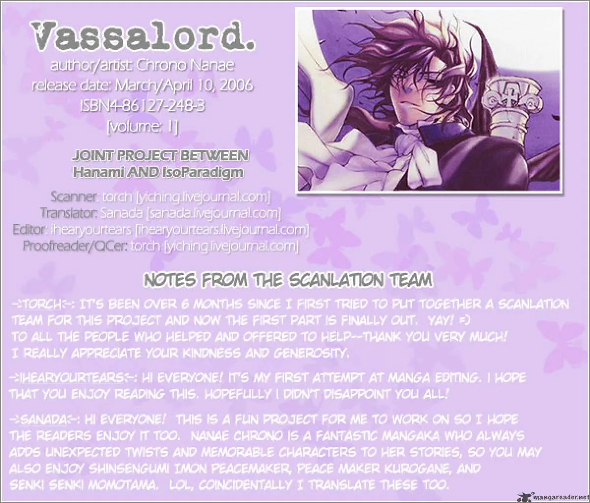 Vassalord Chapter 1 page 1