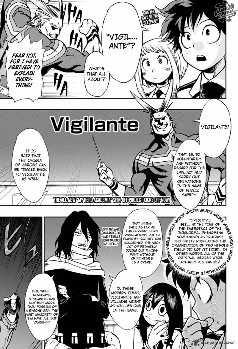 Vigilante: Boku no Hero Academia Illegals Chapter 1 page 1