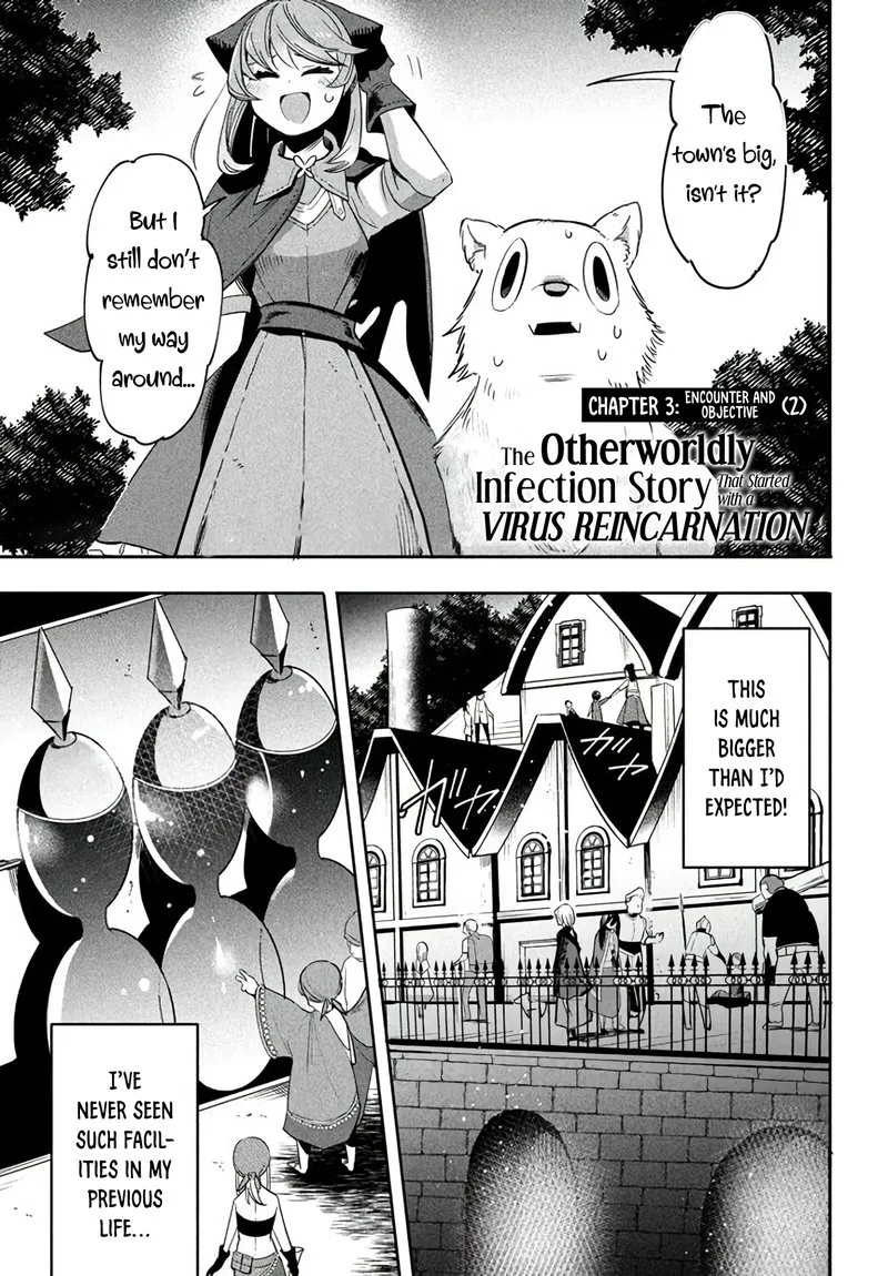 Virus Tensei kara Hajimaru Isekai Kansen Monogatari Chapter 3.2 page 1