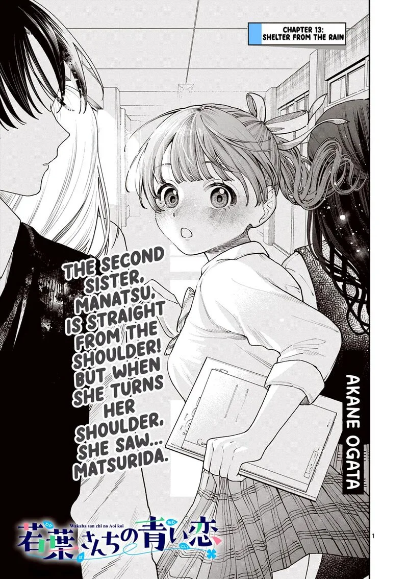 Wakaba San Chi no Aoi Koi Chapter 13 page 1