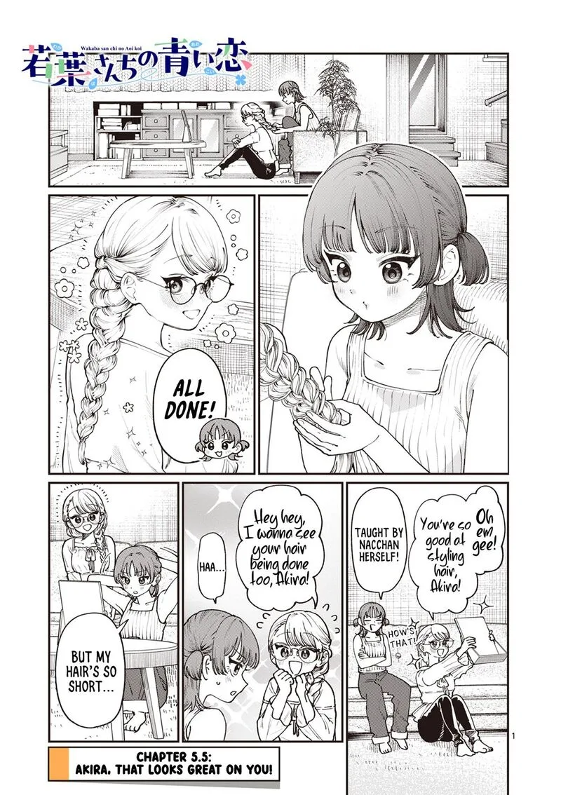 Wakaba San Chi no Aoi Koi Chapter 5.5 page 1