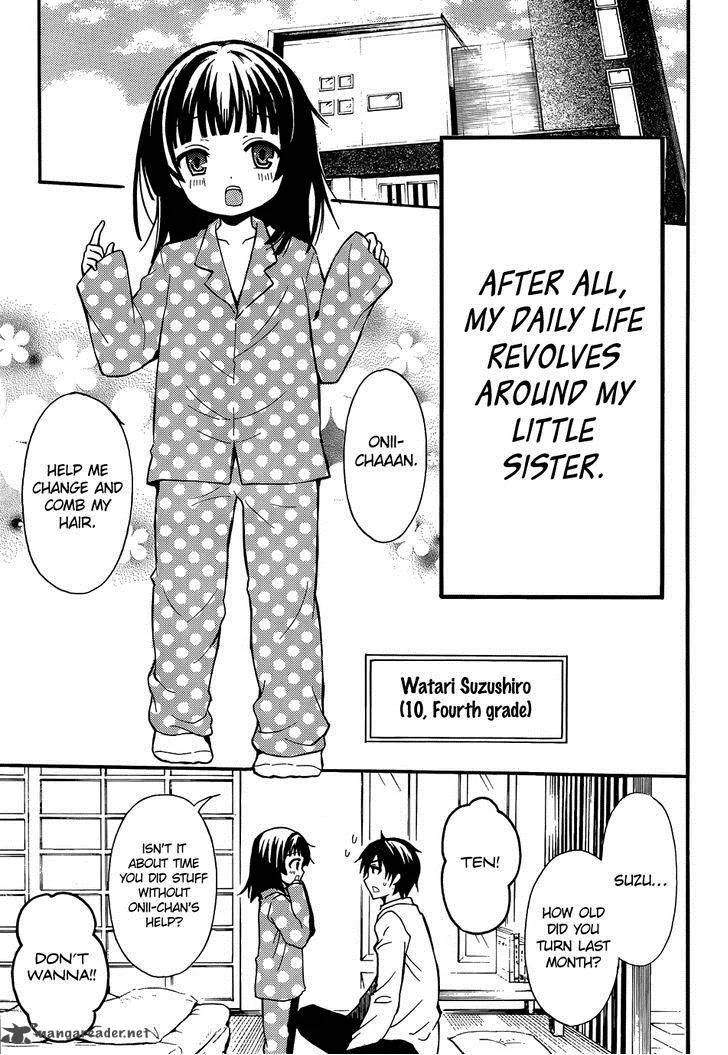 Watari-kun no xx ga Houkai Sunzen Chapter 1 page 7