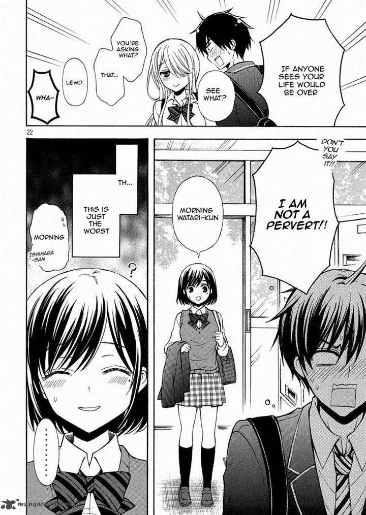 Watari-kun no xx ga Houkai Sunzen Chapter 12 page 22