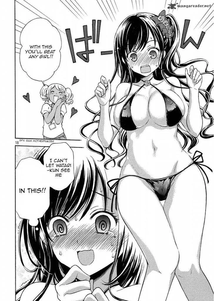 Watari-kun no xx ga Houkai Sunzen Chapter 13 page 17