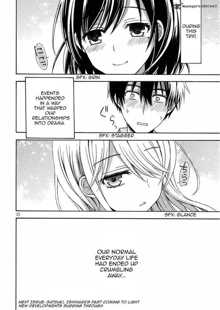 Watari-kun no xx ga Houkai Sunzen Chapter 14 page 22