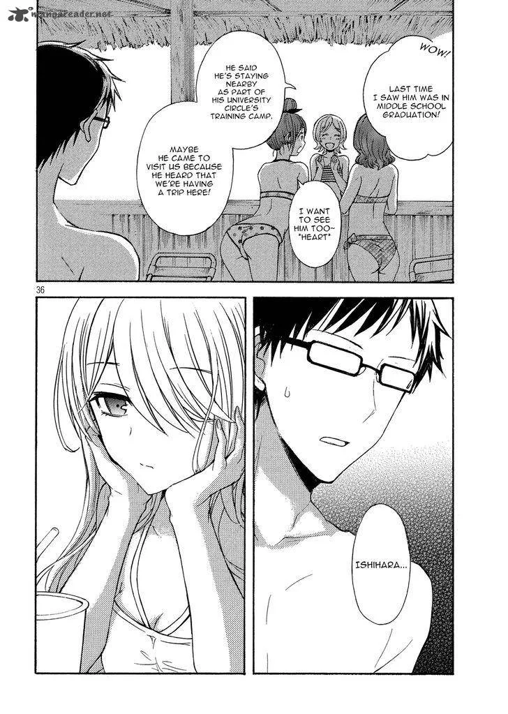 Watari-kun no xx ga Houkai Sunzen Chapter 15 page 34