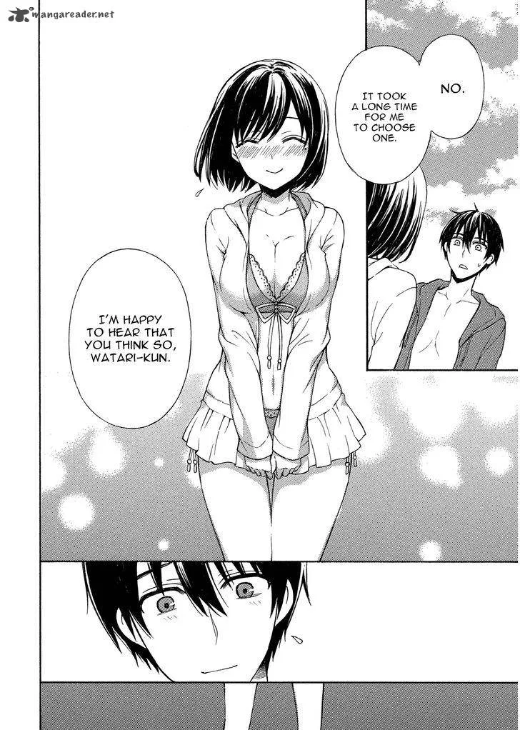Watari-kun no xx ga Houkai Sunzen Chapter 15 page 27