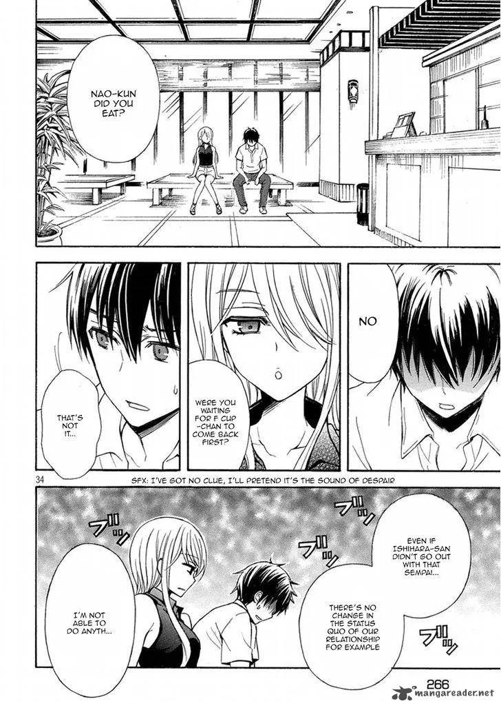 Watari-kun no xx ga Houkai Sunzen Chapter 17 page 34