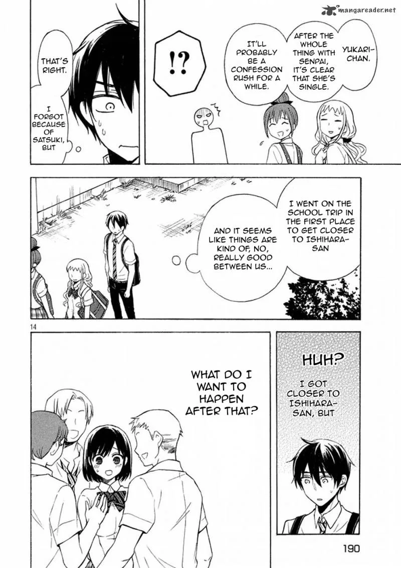 Watari-kun no xx ga Houkai Sunzen Chapter 19 page 14