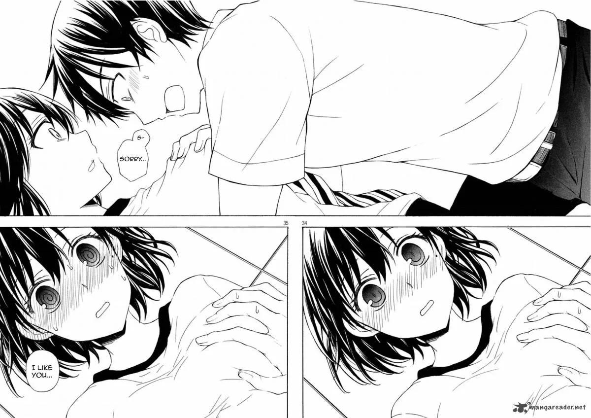 Watari-kun no xx ga Houkai Sunzen Chapter 19 page 34
