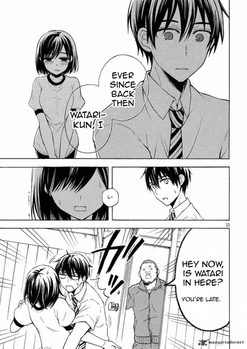 Watari-kun no xx ga Houkai Sunzen Chapter 19 page 33
