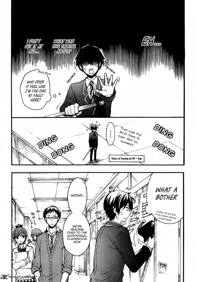Watari-kun no xx ga Houkai Sunzen Chapter 2 page 25