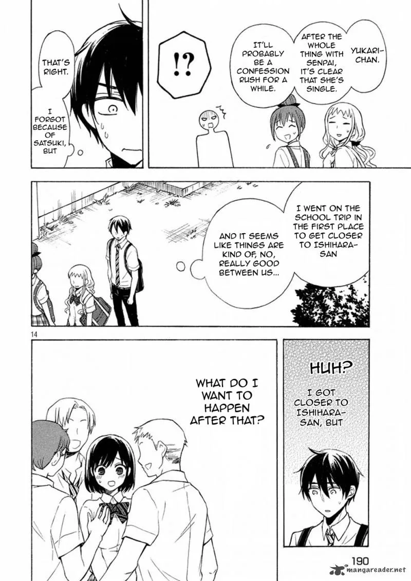 Watari-kun no xx ga Houkai Sunzen Chapter 22 page 14