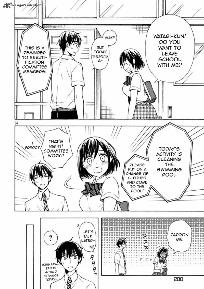 Watari-kun no xx ga Houkai Sunzen Chapter 22 page 24
