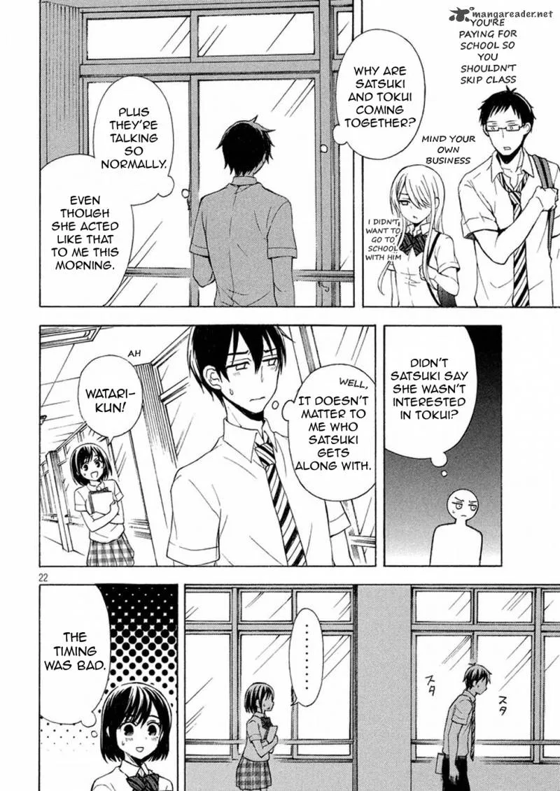 Watari-kun no xx ga Houkai Sunzen Chapter 22 page 22