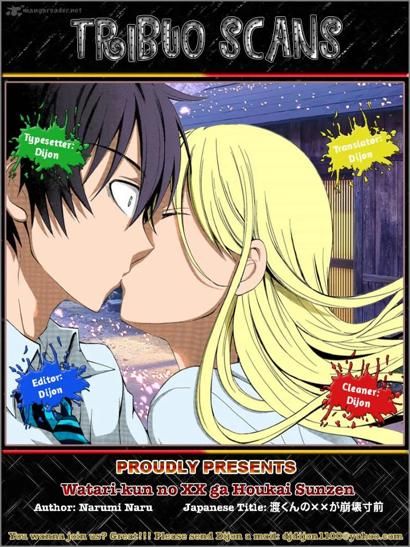 Watari-kun no xx ga Houkai Sunzen Chapter 22 page 36
