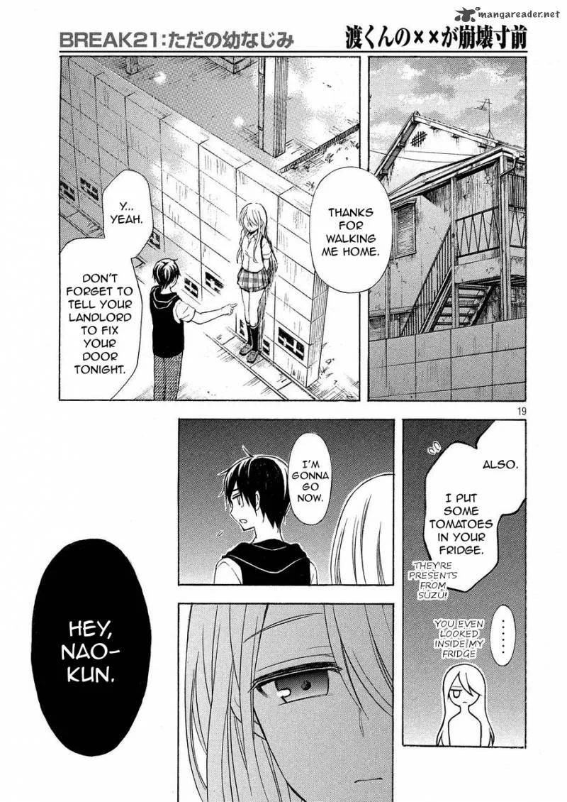 Watari-kun no xx ga Houkai Sunzen Chapter 23 page 18