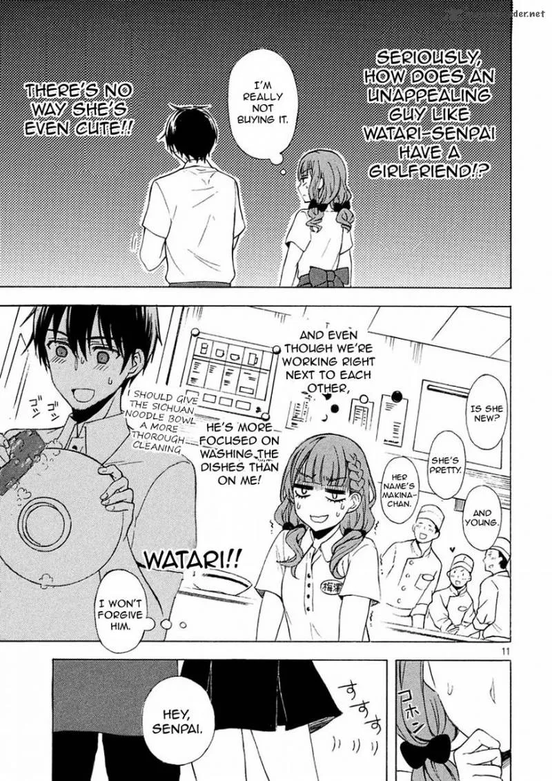 Watari-kun no xx ga Houkai Sunzen Chapter 28 page 11