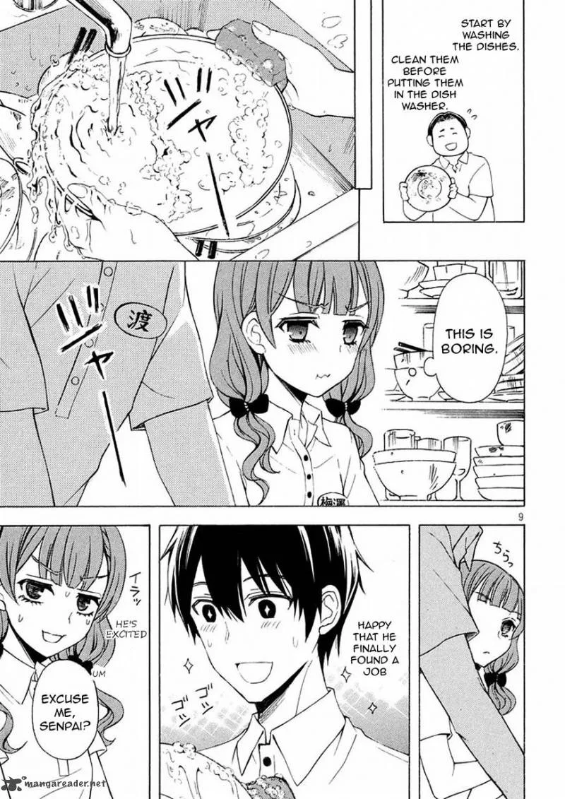 Watari-kun no xx ga Houkai Sunzen Chapter 28 page 9