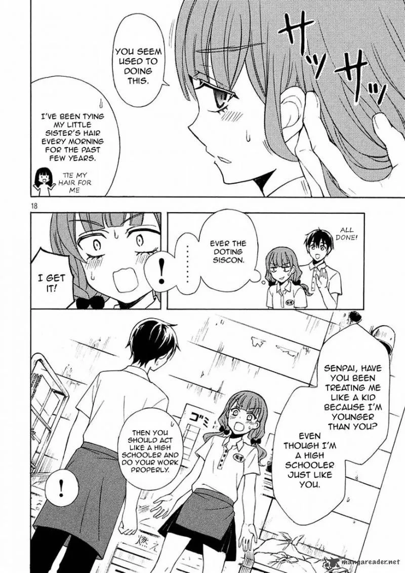 Watari-kun no xx ga Houkai Sunzen Chapter 28 page 17
