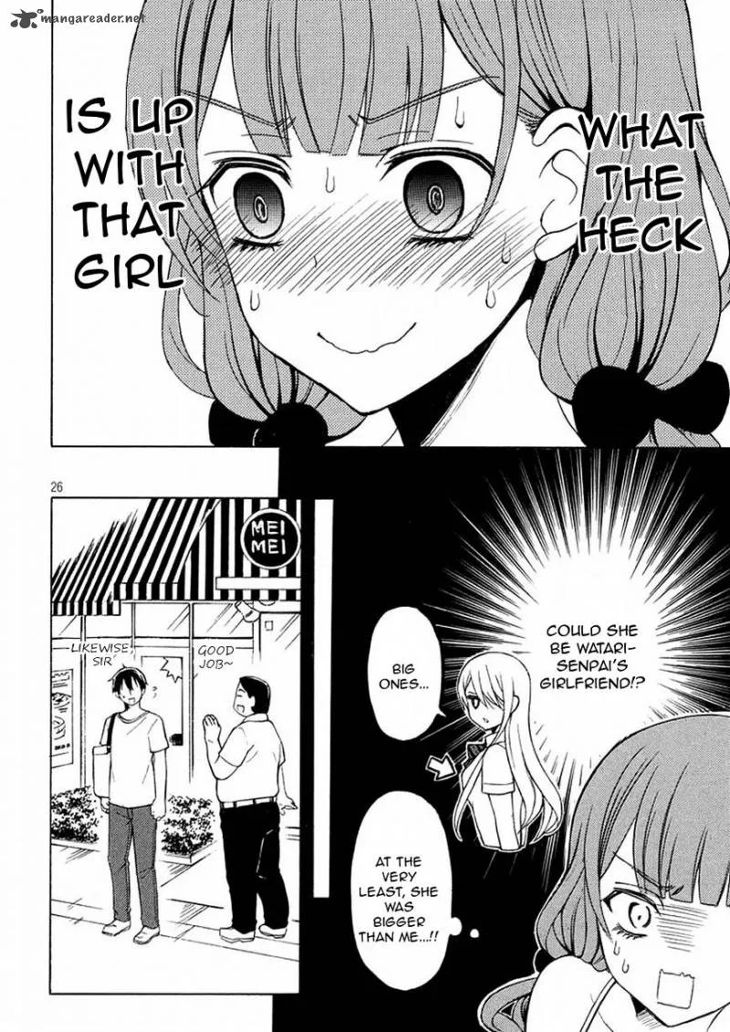 Watari-kun no xx ga Houkai Sunzen Chapter 28 page 25