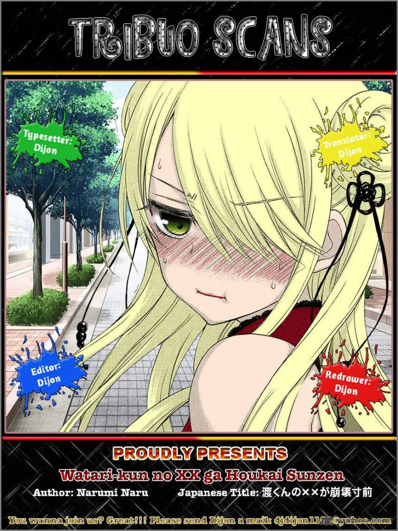 Watari-kun no xx ga Houkai Sunzen Chapter 28 page 34
