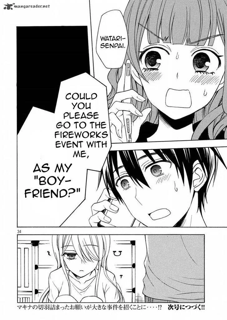 Watari-kun no xx ga Houkai Sunzen Chapter 29 page 33