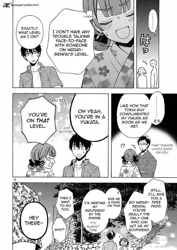 Watari-kun no xx ga Houkai Sunzen Chapter 30 page 18
