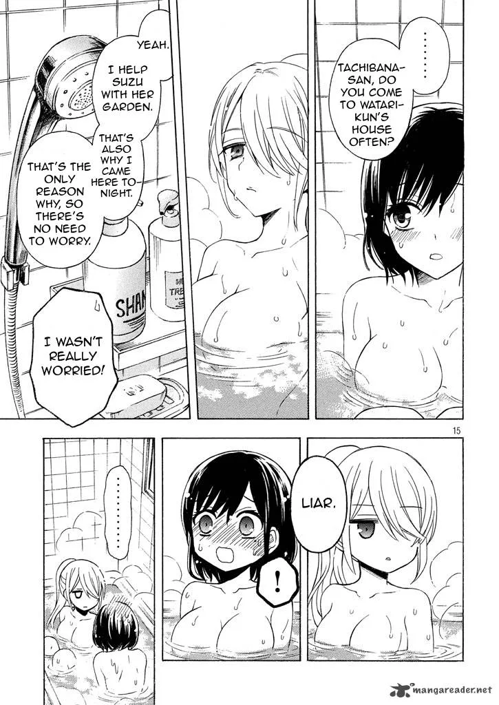 Watari-kun no xx ga Houkai Sunzen Chapter 31 page 15