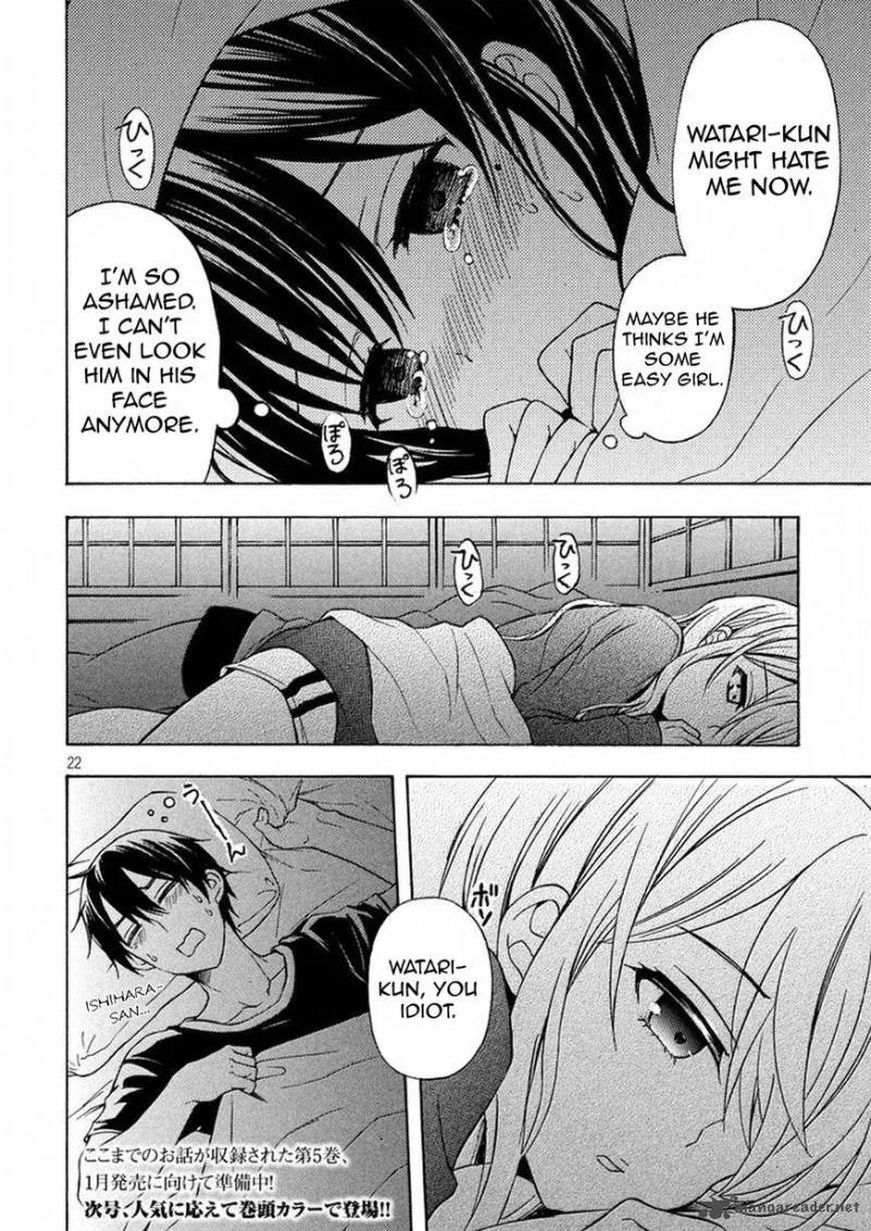 Watari-kun no xx ga Houkai Sunzen Chapter 32 page 21
