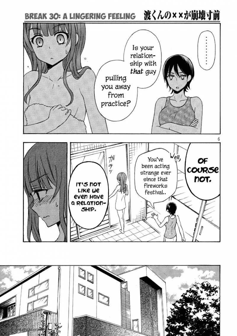 Watari-kun no xx ga Houkai Sunzen Chapter 33 page 6