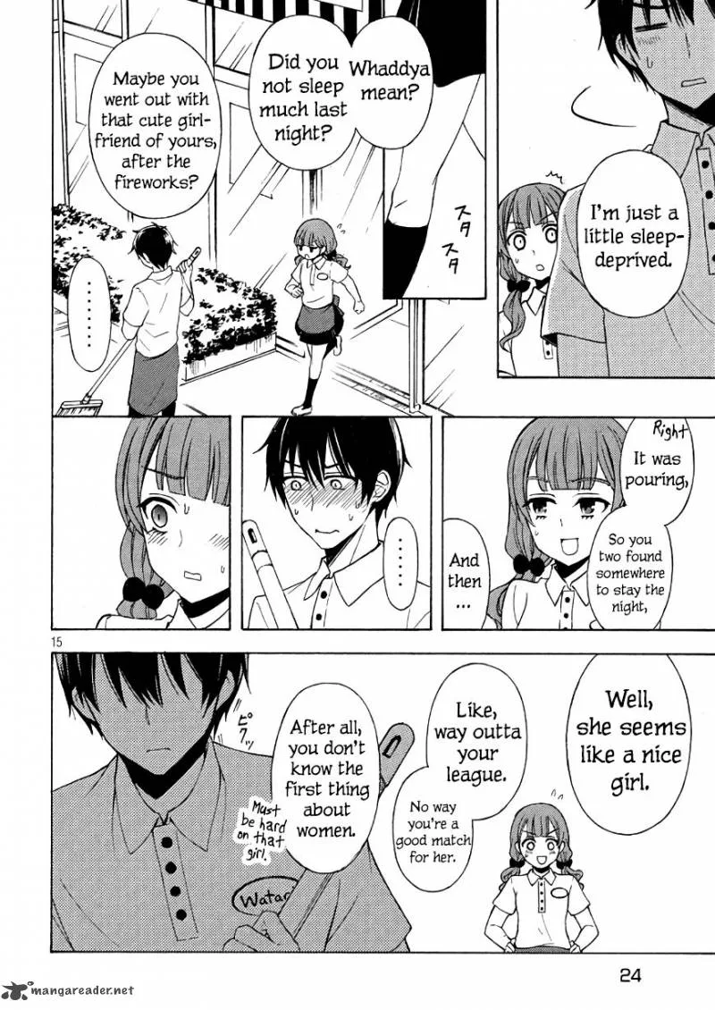 Watari-kun no xx ga Houkai Sunzen Chapter 33 page 15