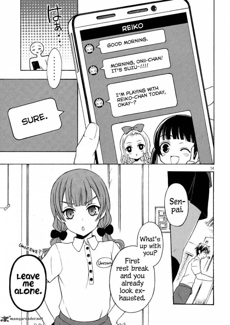 Watari-kun no xx ga Houkai Sunzen Chapter 33 page 14
