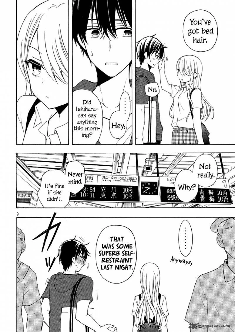 Watari-kun no xx ga Houkai Sunzen Chapter 33 page 9
