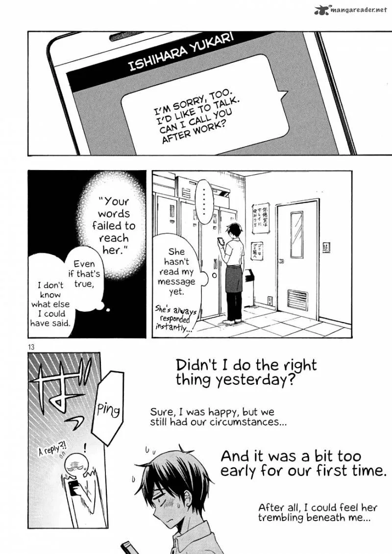 Watari-kun no xx ga Houkai Sunzen Chapter 33 page 13
