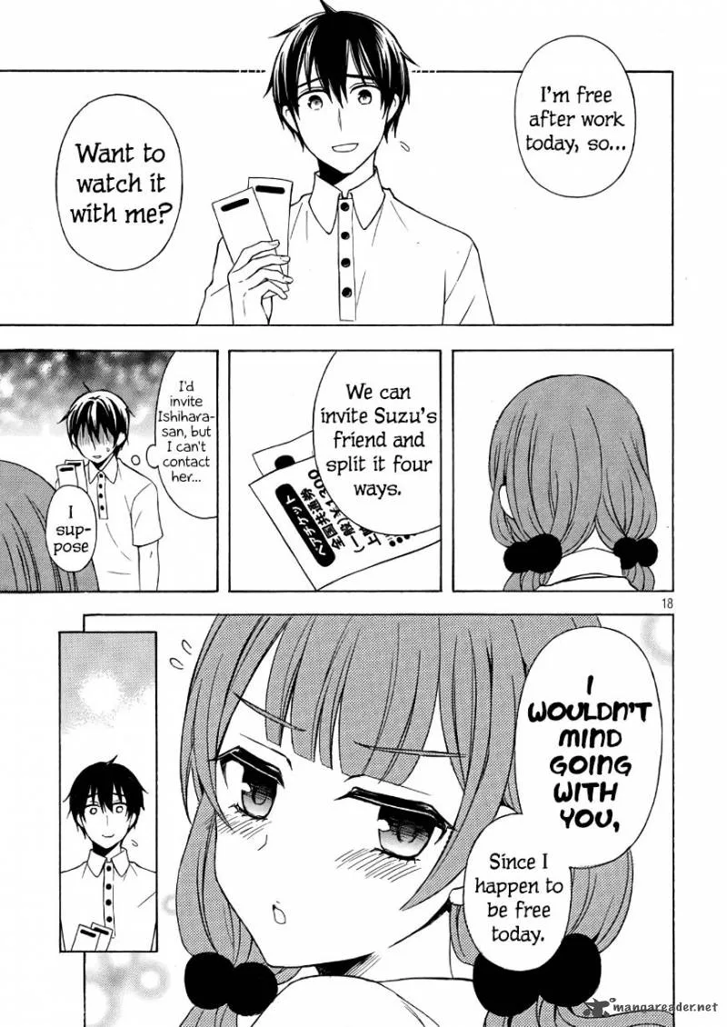 Watari-kun no xx ga Houkai Sunzen Chapter 33 page 18