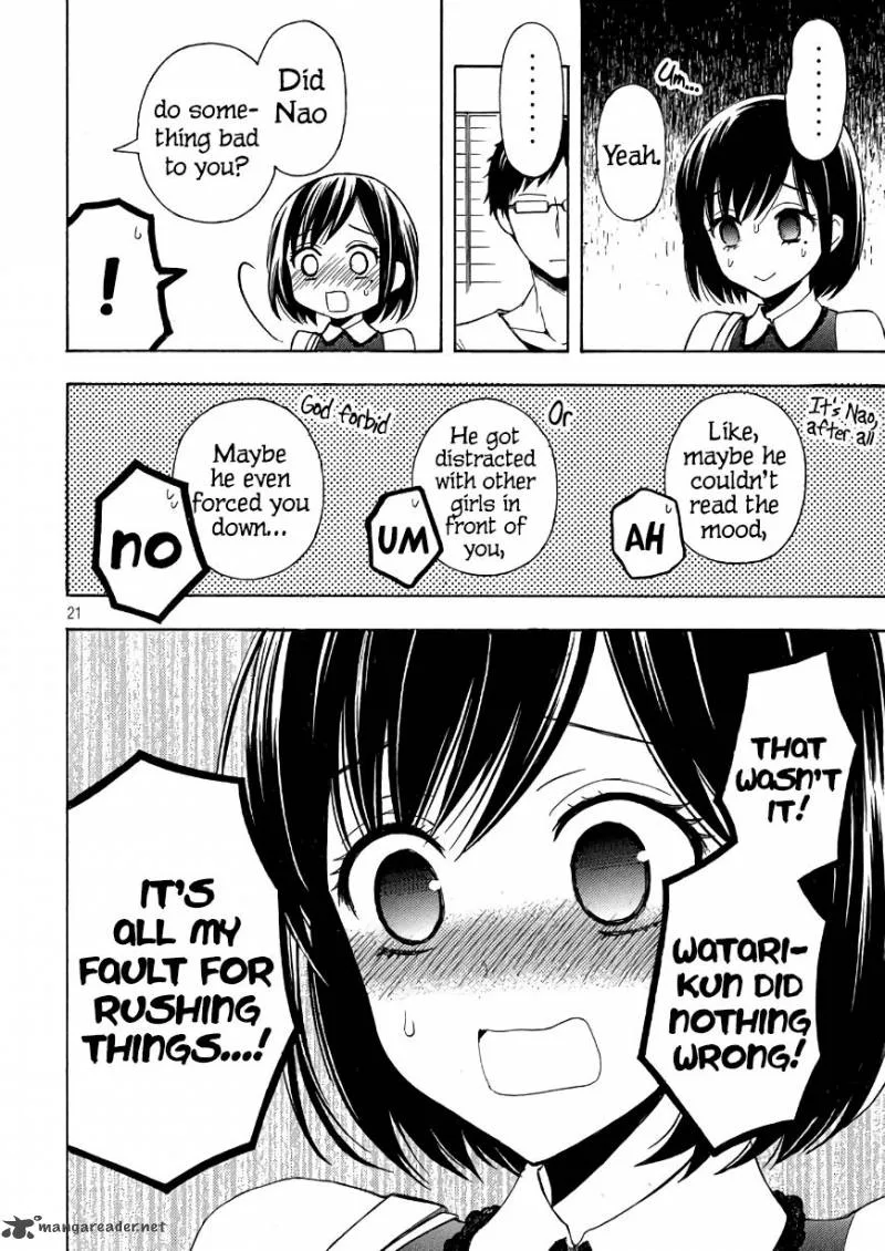 Watari-kun no xx ga Houkai Sunzen Chapter 33 page 21