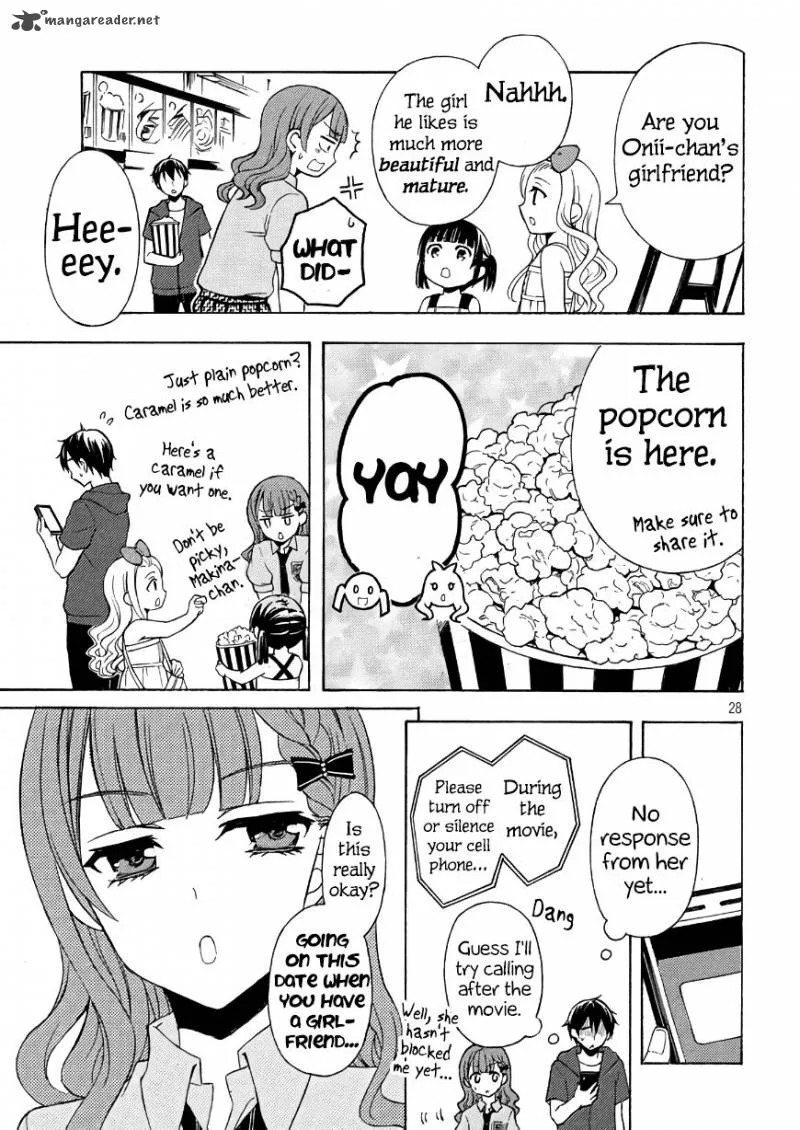 Watari-kun no xx ga Houkai Sunzen Chapter 33 page 28