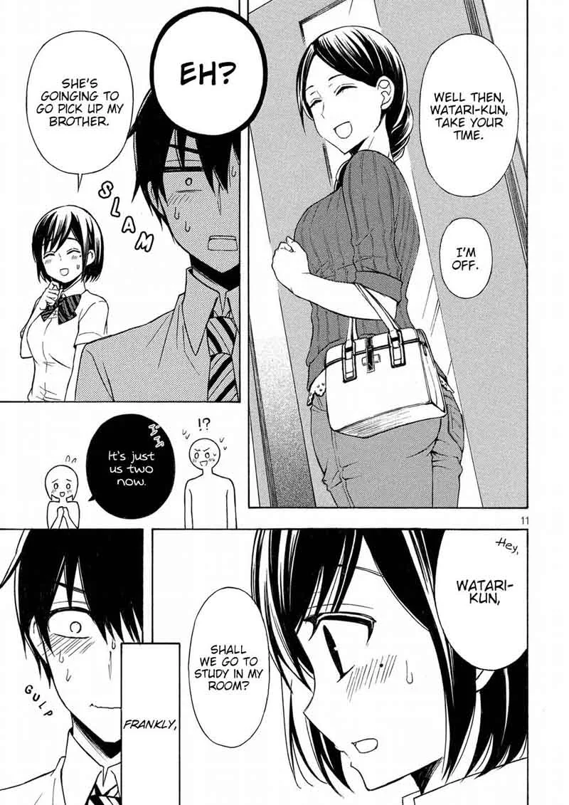 Watari-kun no xx ga Houkai Sunzen Chapter 34 page 11