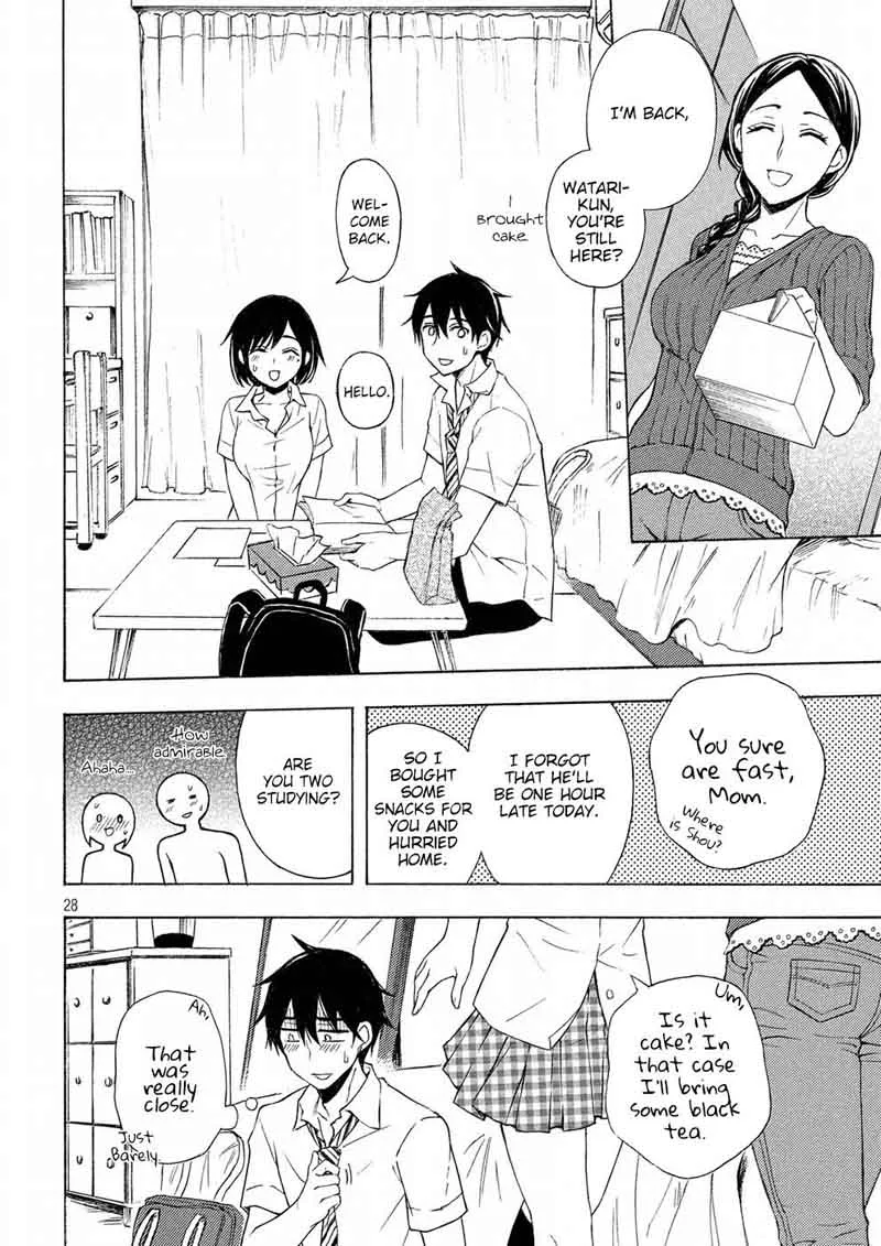 Watari-kun no xx ga Houkai Sunzen Chapter 34 page 28