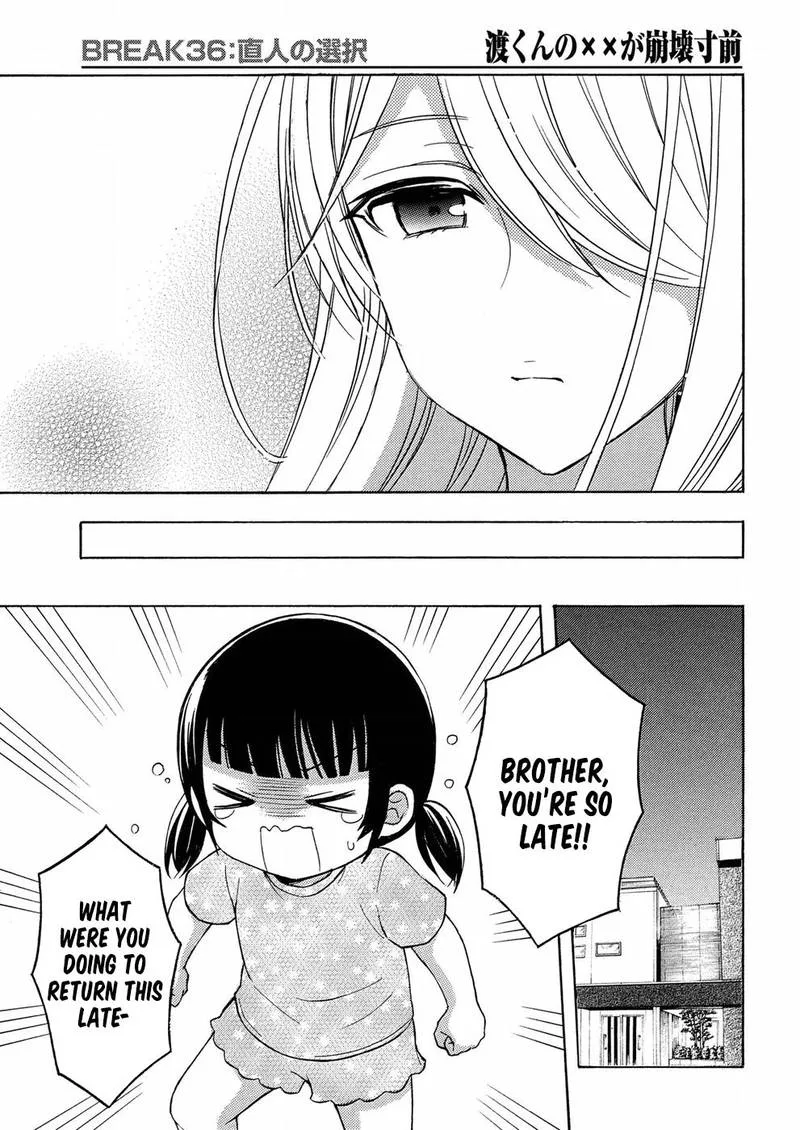 Watari-kun no xx ga Houkai Sunzen Chapter 36 page 31