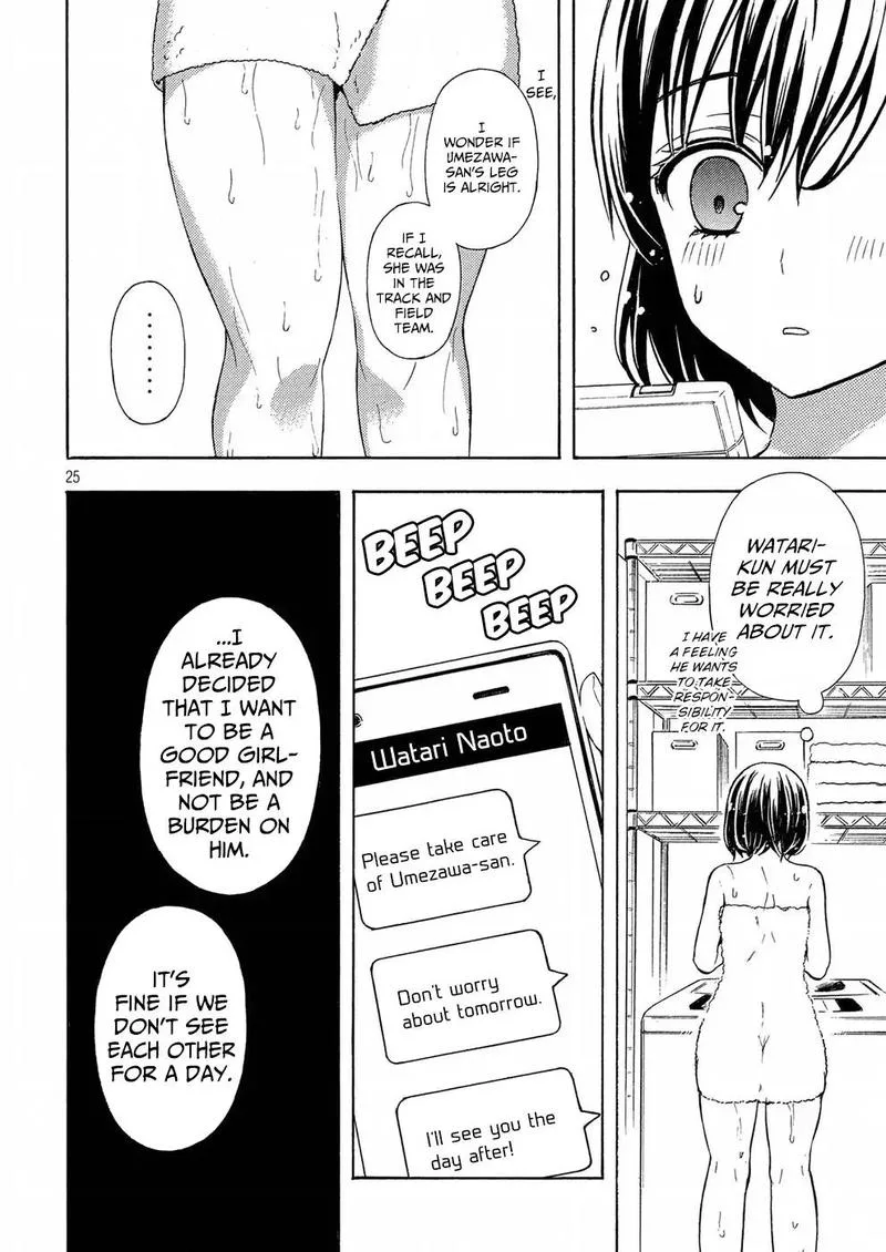Watari-kun no xx ga Houkai Sunzen Chapter 38 page 25