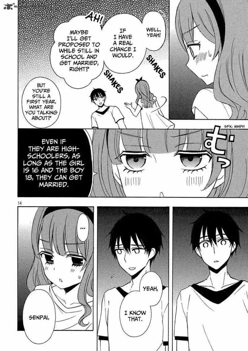 Watari-kun no xx ga Houkai Sunzen Chapter 39 page 14