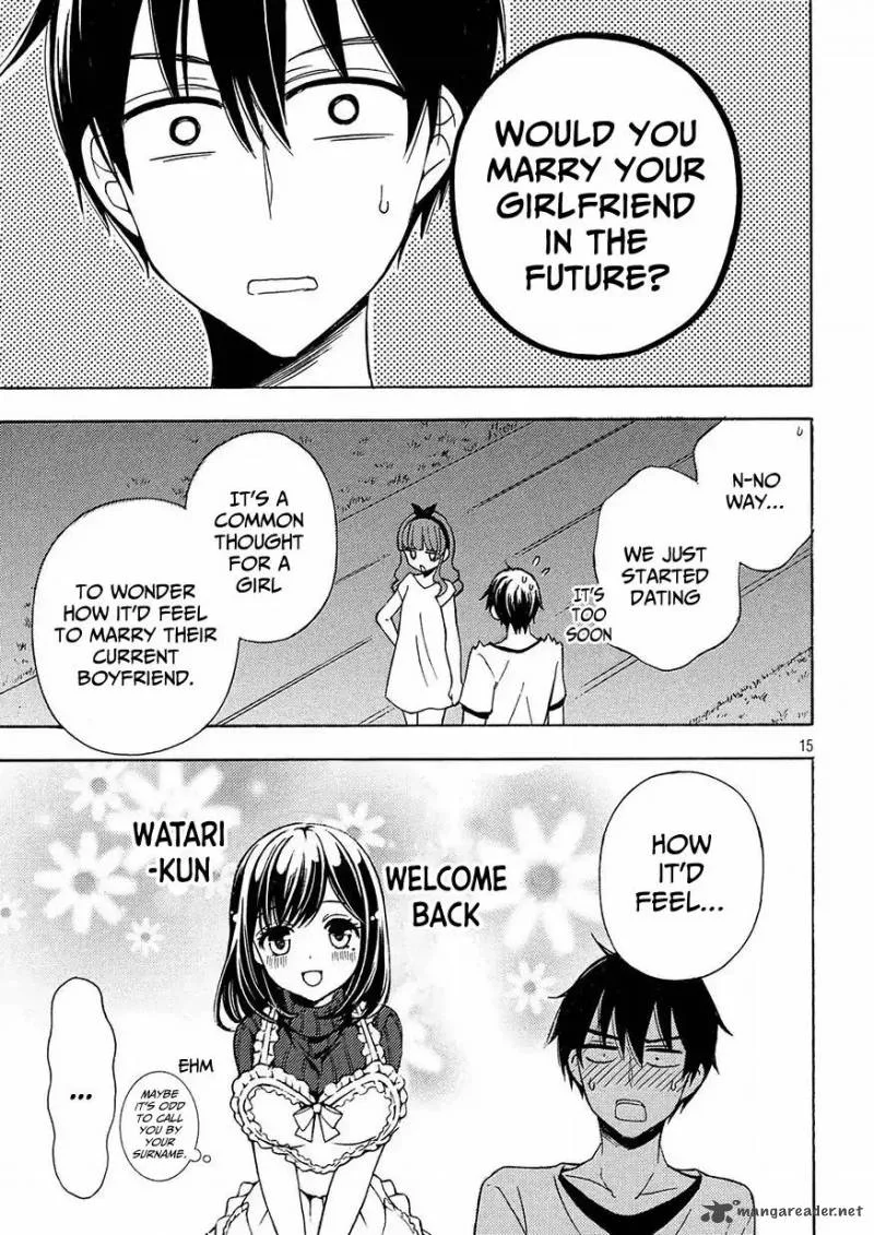 Watari-kun no xx ga Houkai Sunzen Chapter 39 page 15